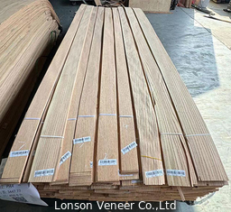 Quarter Sawn Red Oak Veneer Panel 0.45mm Wood Veneer AA Grade