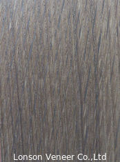 10CM Fumed Quarter Cut Oak Veneer 610 Color 12% Moisture 0.45mm Thick