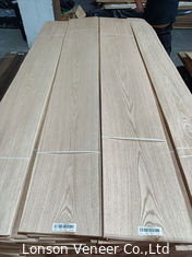 ISO9001 Red Oak Wood Veneer 245cm Flat Cut 12% Moisture Medium Density