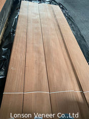 0.45MM Furniture Sapele Wood Veneer Sapelli Flat Cut Panel C Grade