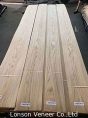 Natural 0.50mm American White Oak Veneer 12mm Width Apply To Plywood