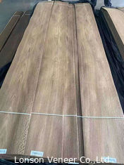 Interior Decoration Smoked Panel A 0.6mm Wood Veneer For Cabinets