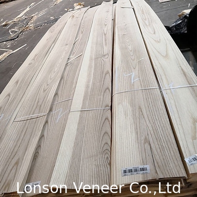 OEM Brown White Ash Wood Veneer, 250cm Length &amp; 12cm Width, Panel Grade C