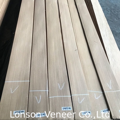 0.6mm Thickness Plain Sliced Oak Wood Veneer Type White Oak Wood Veneer