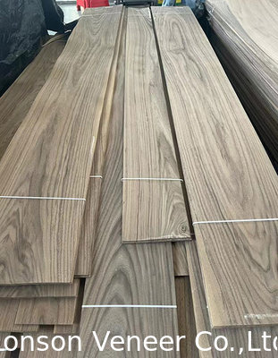 Slice Cut American Walnut Veneer Natural A Grade Thick 2mm  Floor Door