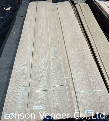 Mountain Grain Cut White Oak Wood Veneer 0.5mm Panel AA Grade Furniture ,Door