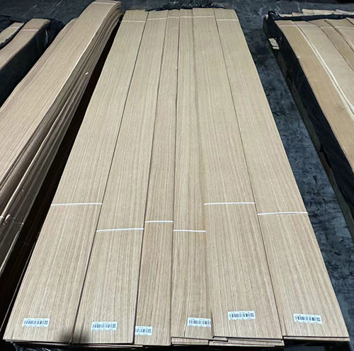 White Oak Veneer Rift cut Panel 0.50mm Thickness Interior decoration